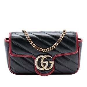 Gucci Gg Marmont Flap Bag Diagonal #245370G81B